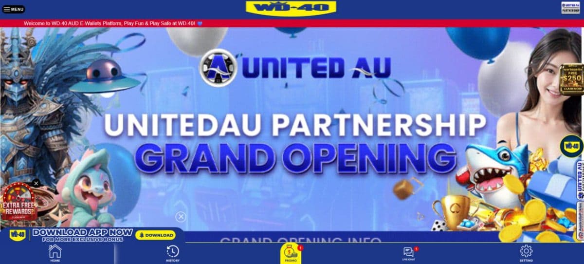 WD40 Casino Review 2026: AU$5,000 Welcome Match image 3